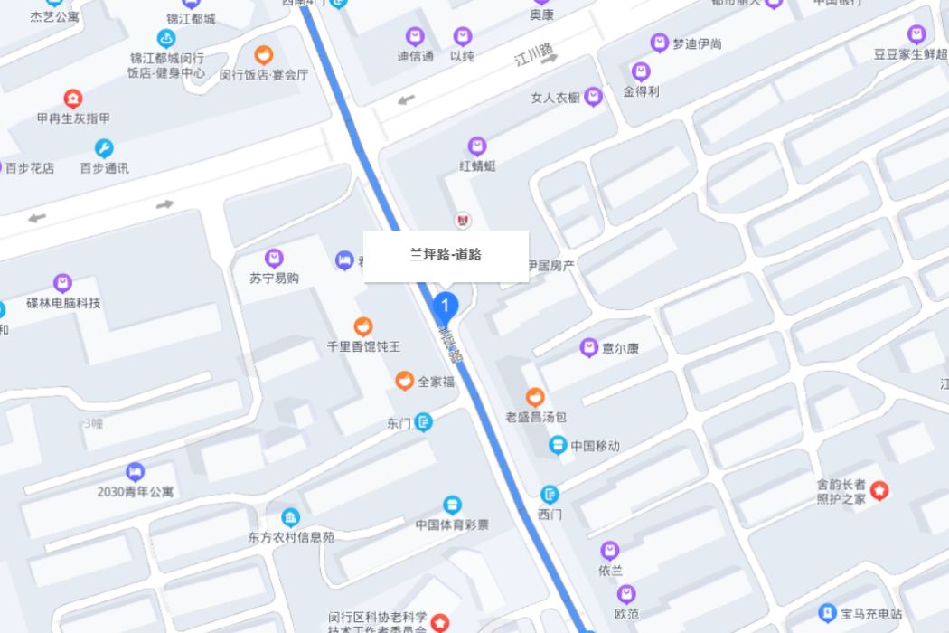 蘭坪路 蘭坪路