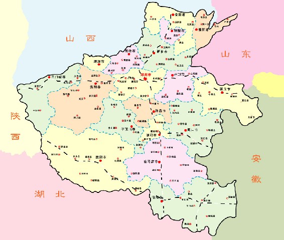河南省地圖