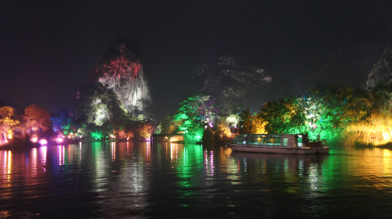 桃花江夜景