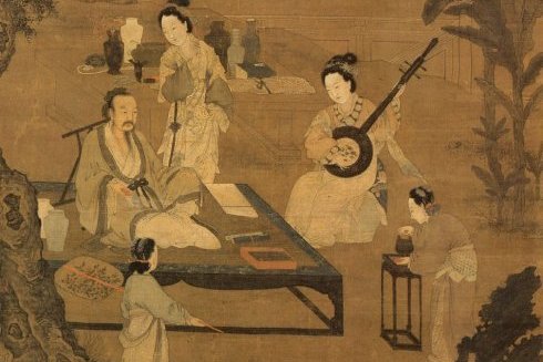 聽阮圖(李嵩創作繪畫) 聽阮圖(李嵩創作繪畫)