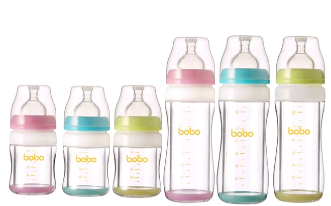 bobo安全玻璃奶瓶