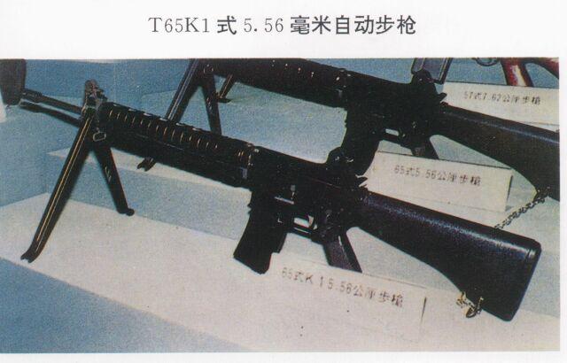 中國T65K1式5.56毫米自動步槍