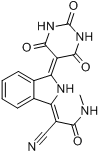 2-氰基-2-[2,3-二氫-3-(四氫-2,4,6-三氧代-5-(2H)嘧啶基亞基]-1H-異吲哚亞基]-N-甲基-乙醯胺