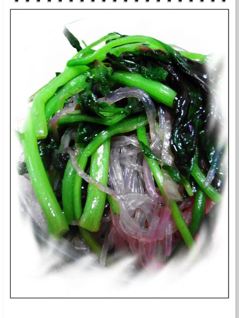 冬粉炒莧菜 冬粉炒莧菜