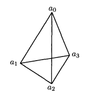 圖1 3維單形(四面體)