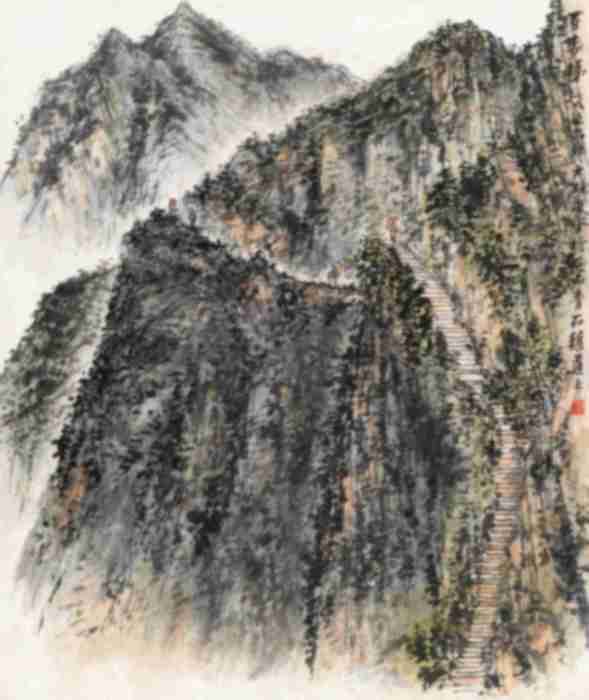 百步梯(圖畫作品) 百步梯(圖畫作品)