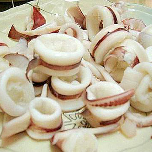 白灼鮮魷 白灼鮮魷