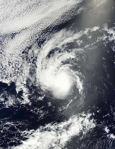 熱帶風暴阿加莎 雲圖（7月3日10:35拍攝）