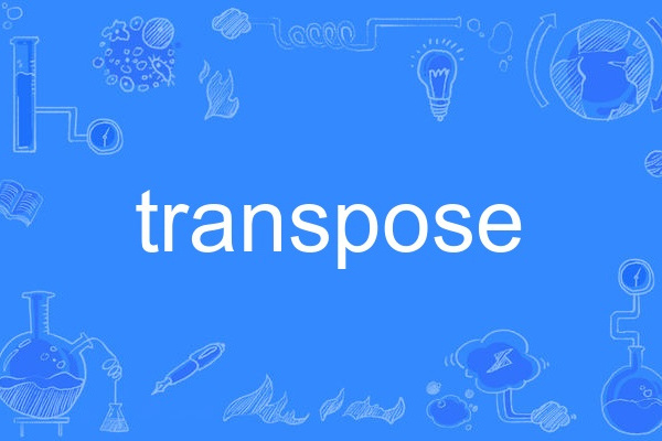 transpose transpose