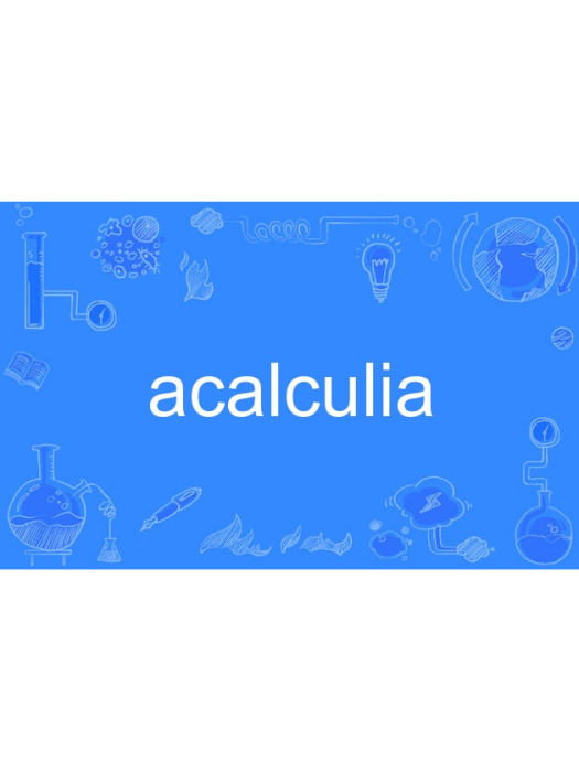 acalculia acalculia
