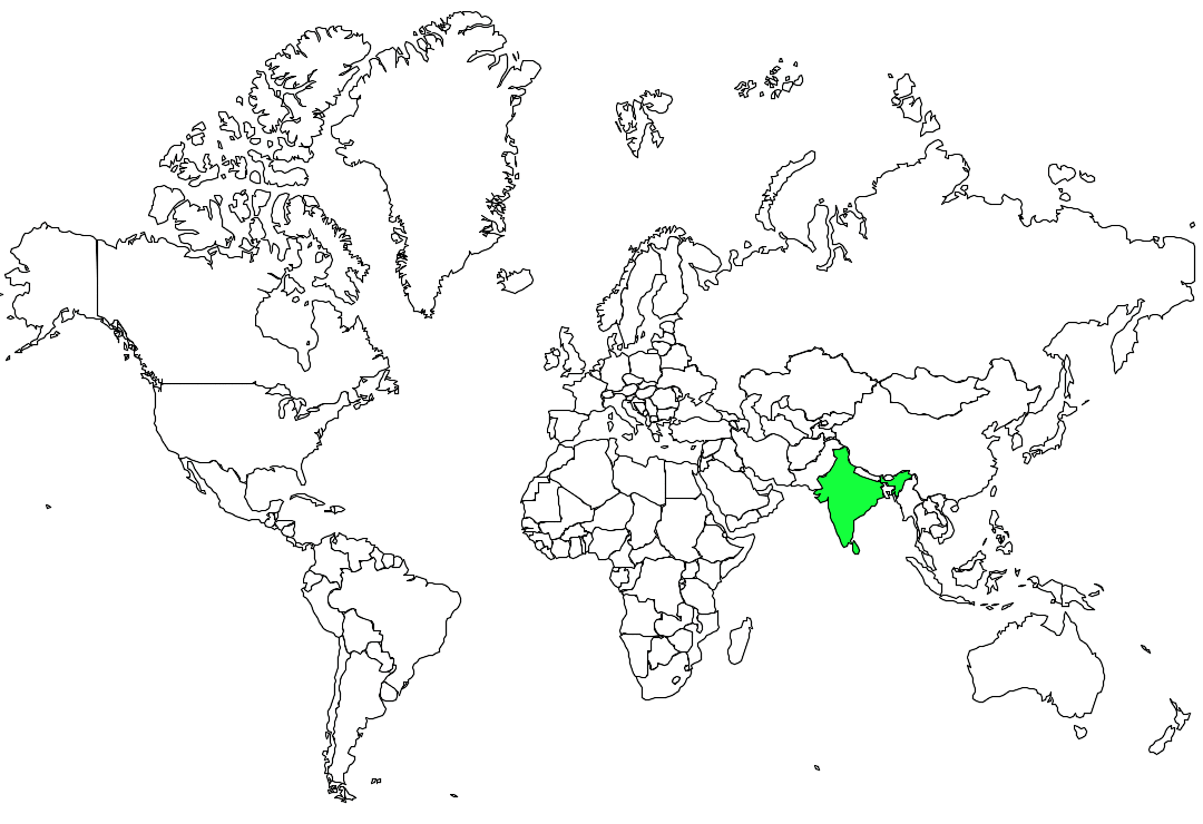 冠斑犀鳥地理分布