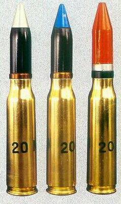 M61A1“火神”航炮 彈藥