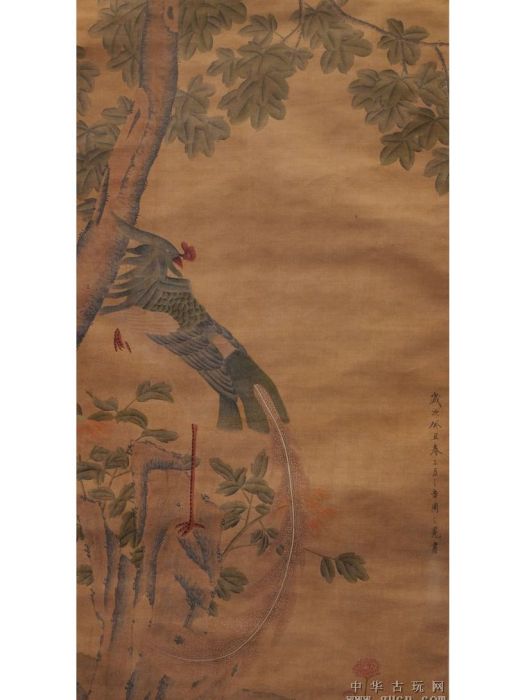 葡萄松鼠圖(明代周之冕創作的絹本設色畫) 葡萄松鼠圖(明代周之冕創作的絹本設色畫)