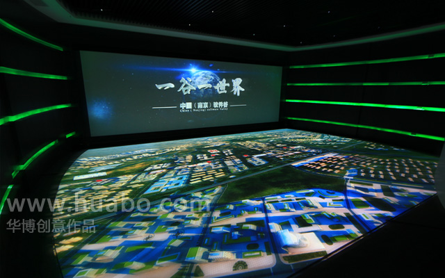 南京軟體產業博覽館數字沙盤