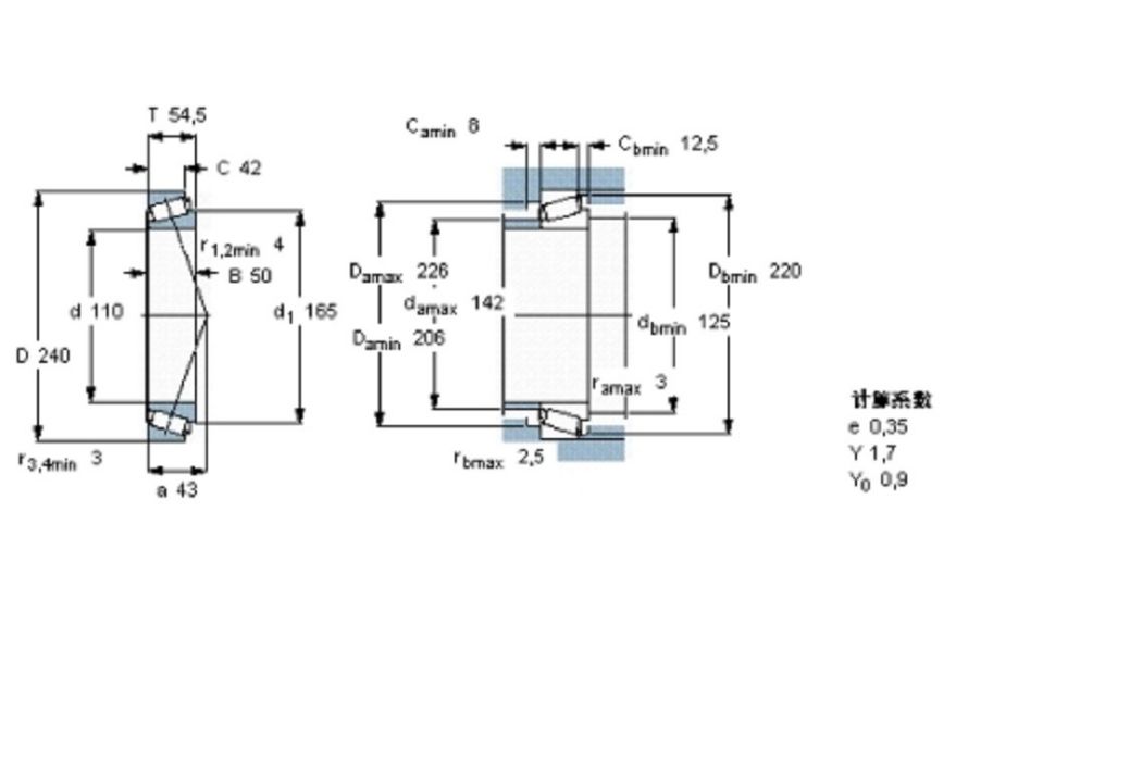 SKF 30322J2軸承 SKF 30322J2軸承