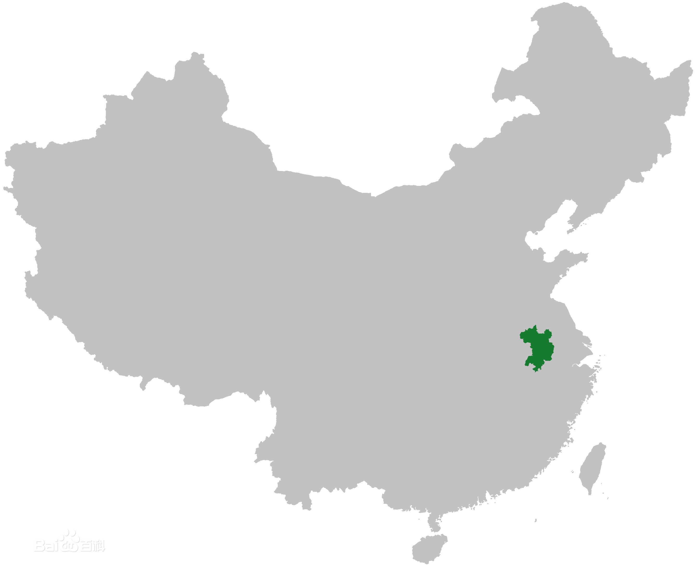 南京官話地域分布圖