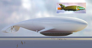 “載人云”的超級飛艇時速高達169公里