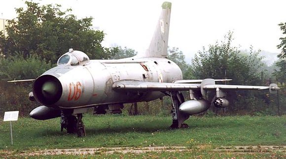 波蘭空軍的蘇-7BM