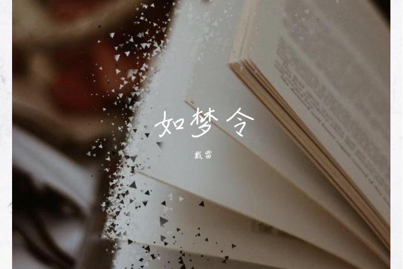 如夢令(2020年戴雷演唱的歌曲) 如夢令(2020年戴雷演唱的歌曲)