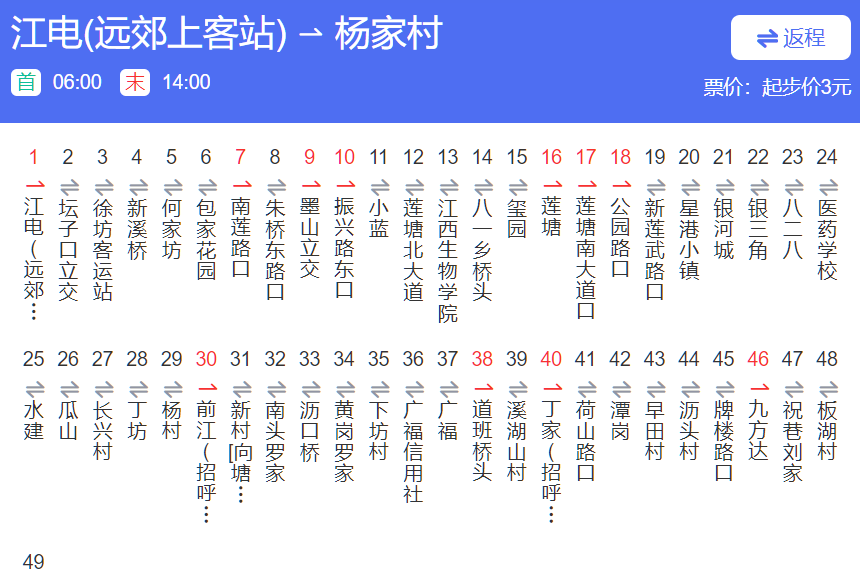 南昌公交123路 南昌公交123路