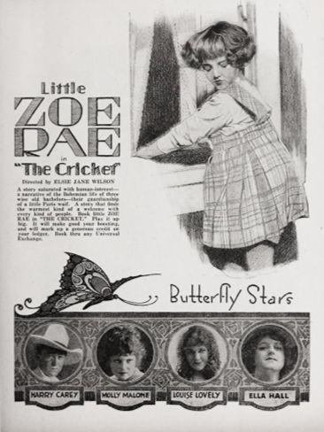 The Cricket(美國1917年Elsie Jane Wilson執導的電影) The Cricket(美國1917年Elsie Jane Wilson執導的電影)