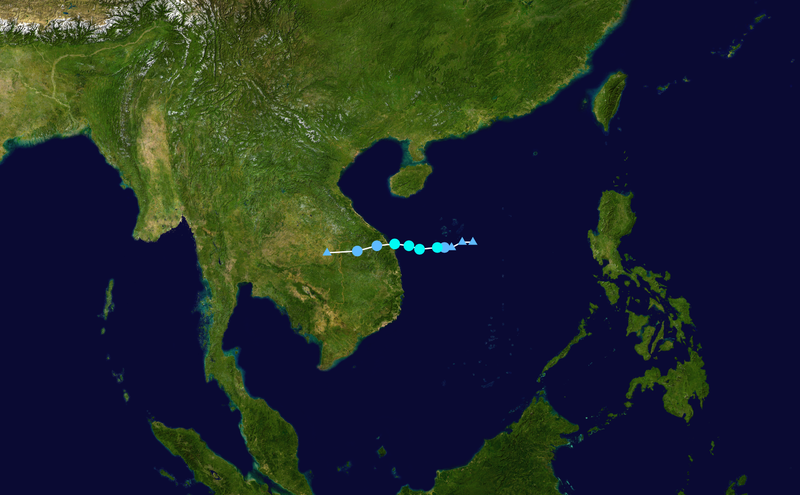 熱帶風暴環高 路徑圖