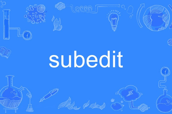 subedit subedit