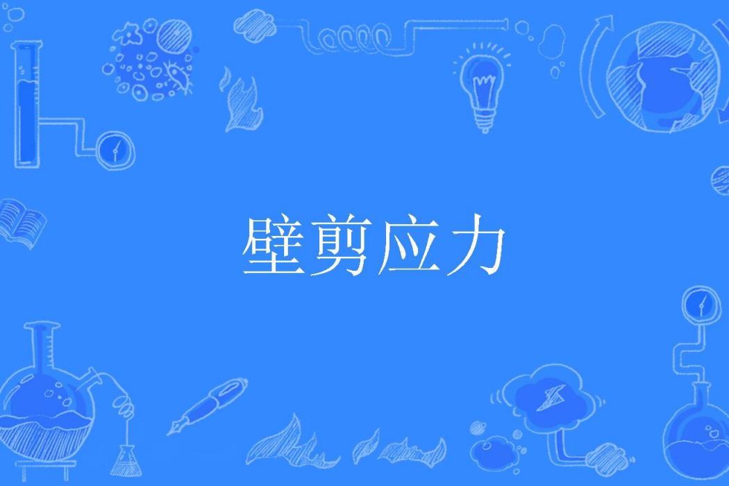 壁剪應力 壁剪應力