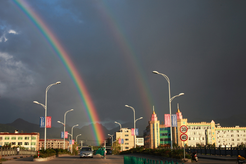 雲和縣2012.7.24雙彩虹