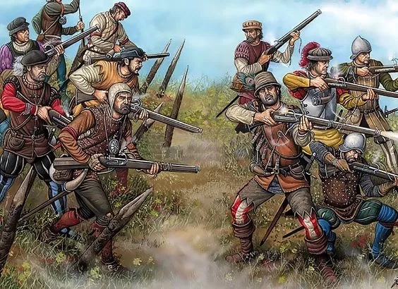 葡萄牙遠征軍經常要以火槍手硬抗大量的敵軍