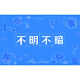 不明不暗 不明不暗