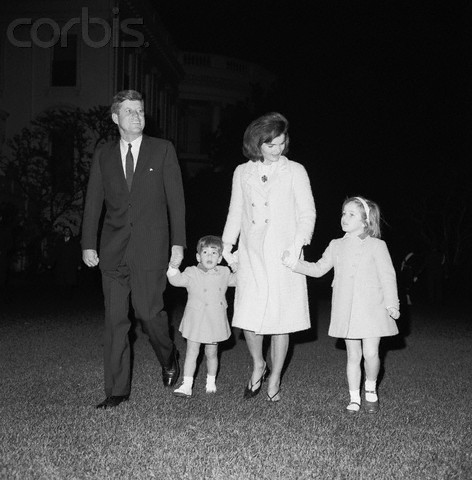 甘迺迪與家人