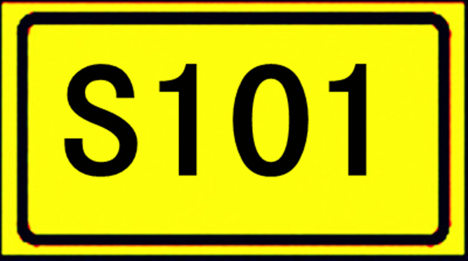 101省道路標