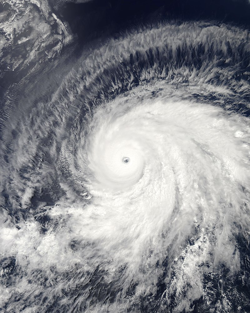 颶風芭芭拉 衛星雲圖