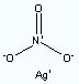 硝酸銀結構式