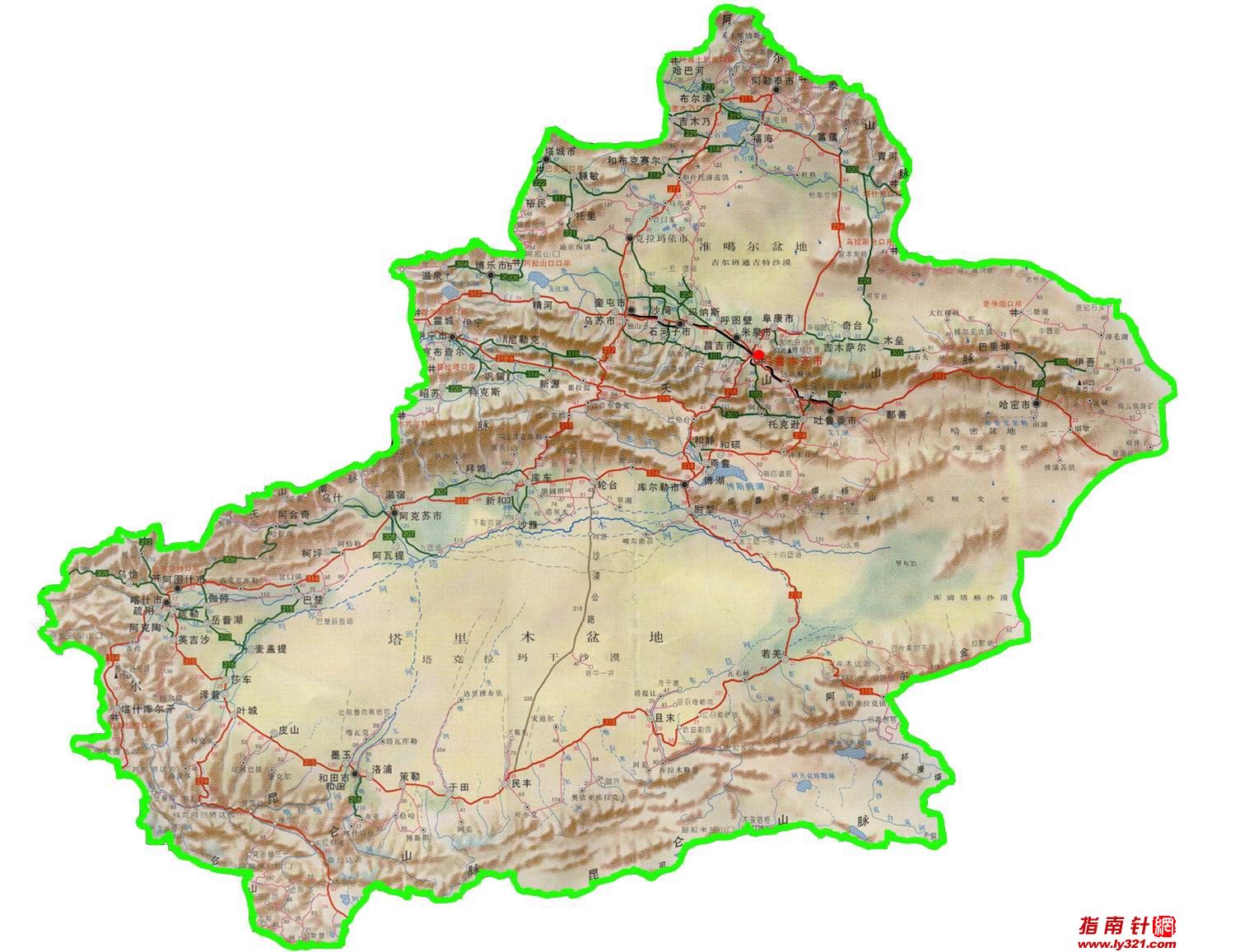 新疆地形
