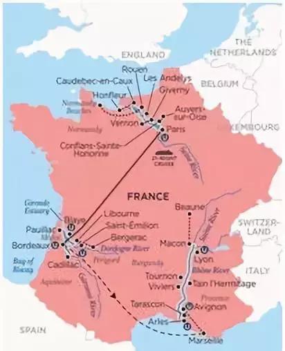 法國的三大河流塞納河、羅亞爾河、羅納河都被維京人所染指