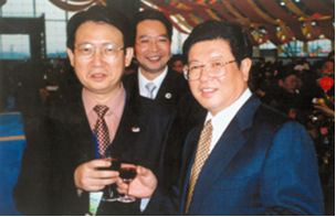 劉建吉先生和王兆國副委員長
