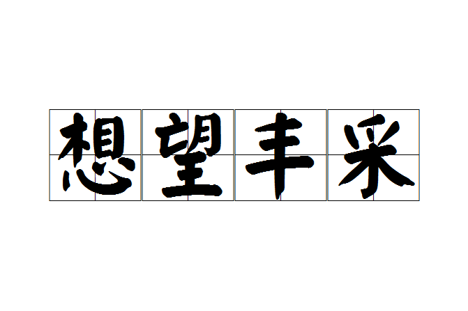 想望丰采 想望丰采