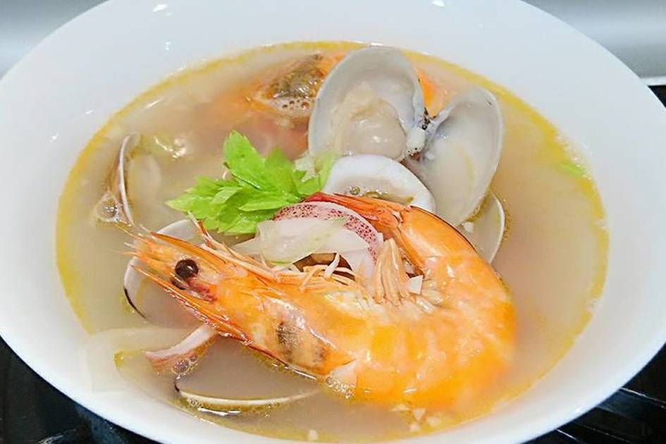 參貝海鮮湯 參貝海鮮湯