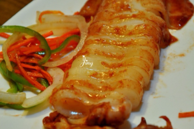 烤釀鮮魷 烤釀鮮魷