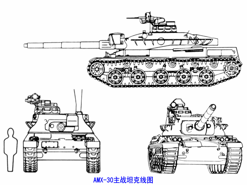 AMX-30主戰坦克線圖