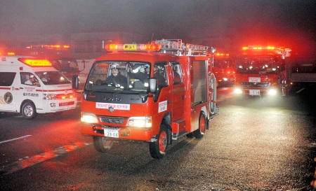 東日本大地震緊急消防援助隊緊急出動