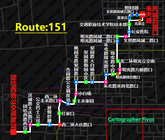 西安公交151路 西安公交151路