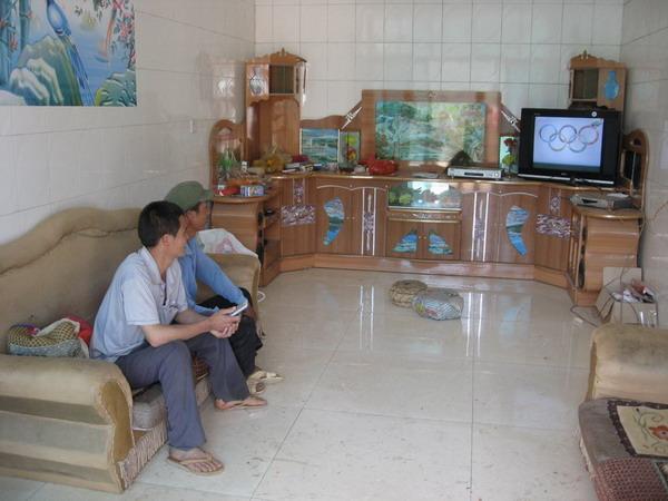 新家村農戶使用的電視