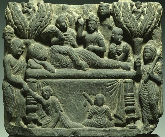 佛陀荼毗纏布 三世紀犍陀羅 柏林國家博物館亞洲藝術館
