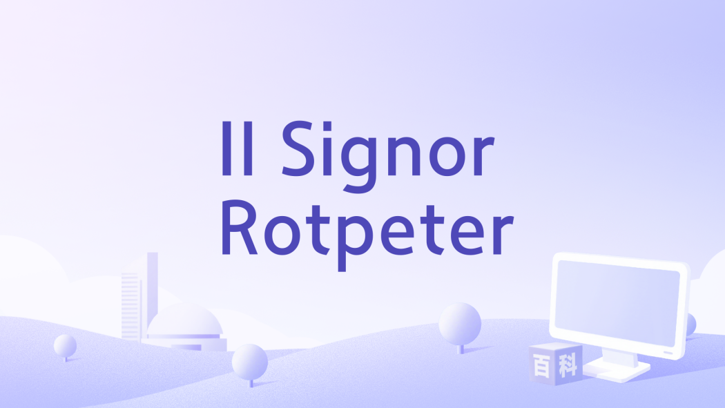 Il Signor Rotpeter