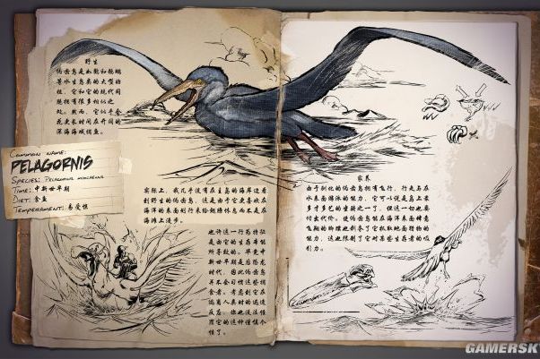 偽齒鳥(沙盒遊戲《方舟:生存進化》中的飛行生物) 偽齒鳥(沙盒遊戲《方舟:生存進化》中的飛行生物)