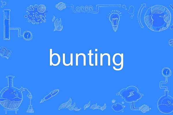 bunting(英語單詞) bunting(英語單詞)