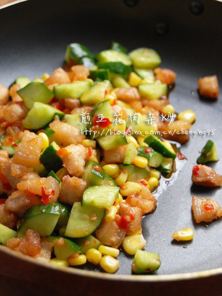 煎五花肉雜炒 煎五花肉雜炒